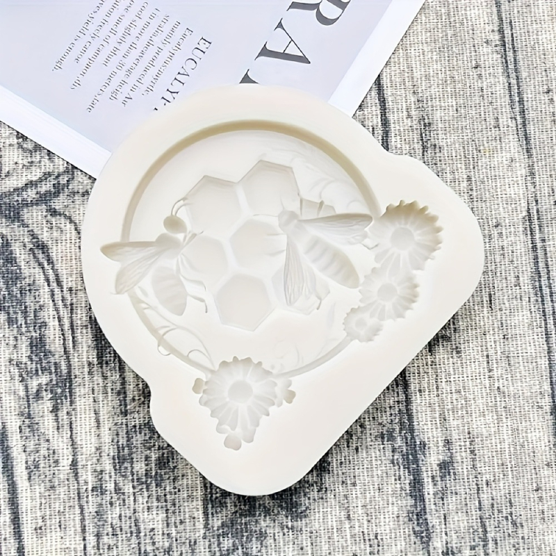 Silikoonist mesilase kärgstruktuuri kaunistus kommid šokolaad flip suhkur isetegemise vorm küpsetamine köögividin küpsetusnõud