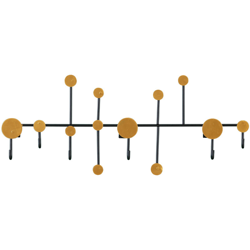 „Nordic Iron“ drabužių kablys, įėjimo raktų laikymo lentynėlė, prie sienos pakabinama sieninė paltų lentynėlė, kūrybingas įėjimo sieninis kablys