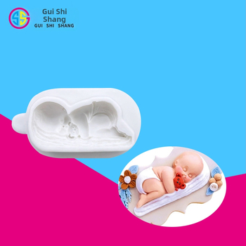 Új baba szilikon forma torta dekoráció csokoládé diy sütőforma fondant szilikon forma