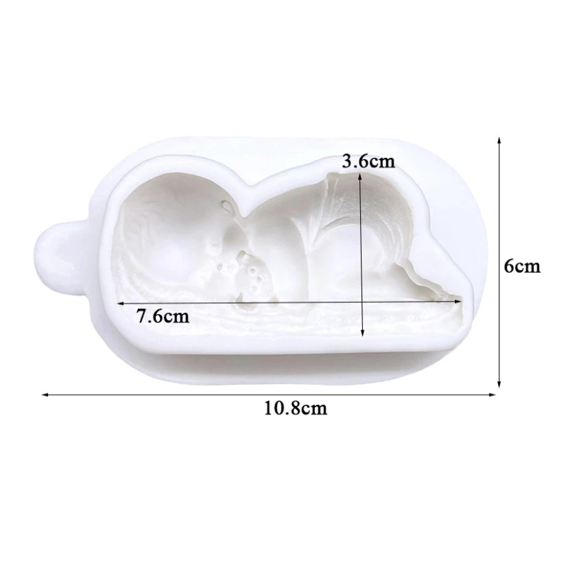 Új baba szilikon forma torta dekoráció csokoládé diy sütőforma fondant szilikon forma