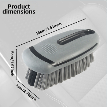 Valymo šepetys buitinis kietas šepetys plastikinis mažas šepetys automobilio tarpų valymo šepetys daugiafunkcis automobilio kilimų plastikinis šepetys