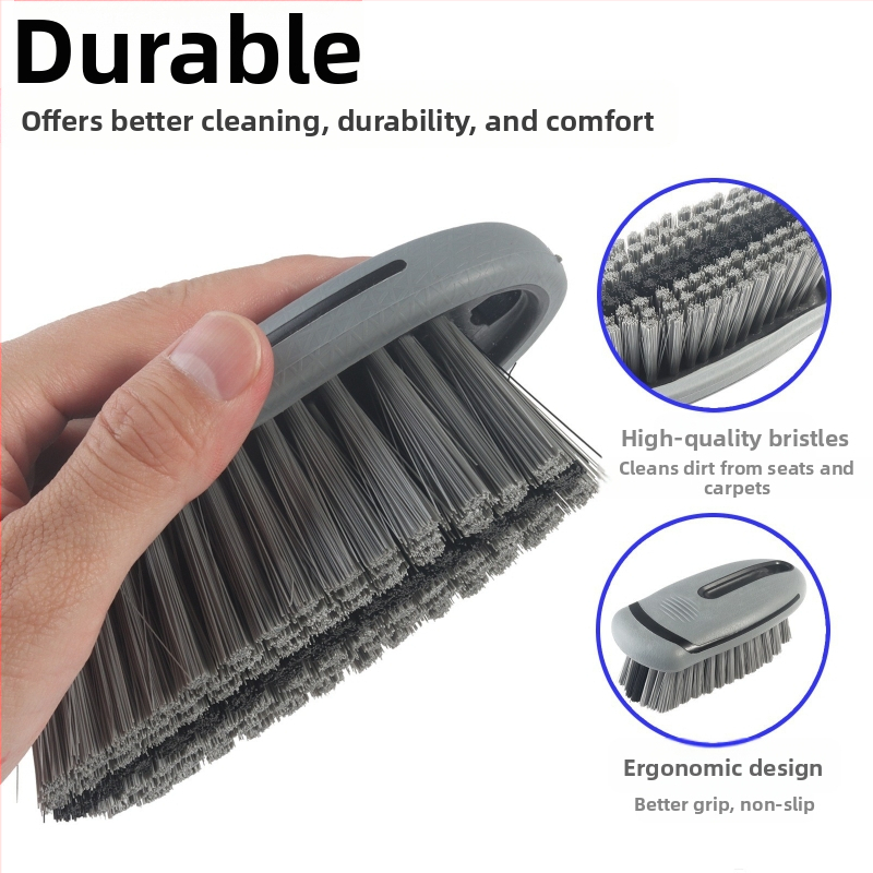 Четка за почистване домакинска твърда четка пластмасова малка четка четка за почистване на празнини в автомобила многофункционална пластмасова четка за килими в автомобила