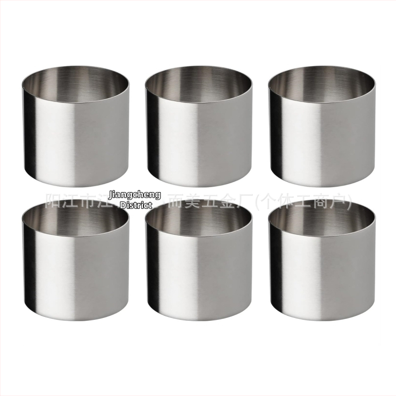 Rozsdamentes acél mousse forma mousse gyűrű teleszkópos kerek tortagyűrű tortaforma 6-12 hüvelykes sütőeszközök