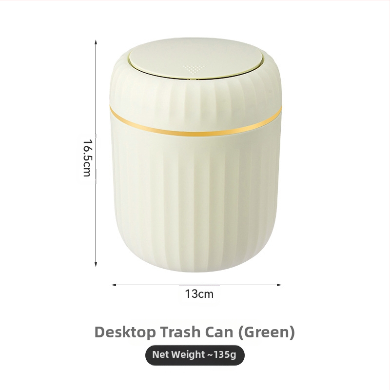 Kerge luksuslik lükandtüüpi lauaarvuti prügikast loominguline väike kohvilaud kontori elutoa kabinet kaanega prügikast