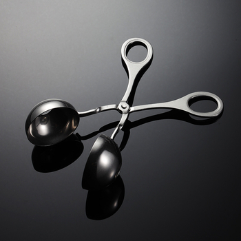 304 rozsdamentes acél húsgombóc csipesz szerszám nagy kis méretű húsgombóc feldolgozó konyha praktikus kreatív többfunkciós ollós csipesz