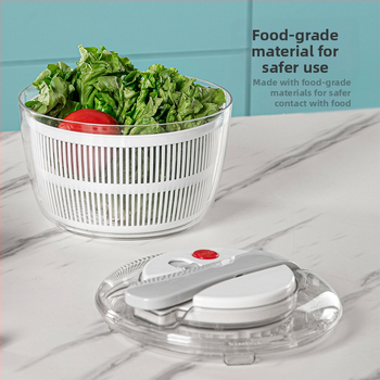 Νέος χειροκίνητος αφυγραντήρας φρούτων και λαχανικών, περιστρεφόμενος νερό, οικιακή κουζίνα, αφυγραντήρας φρουτοσαλάτας, εξοικονόμησης εργασίας