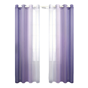 Tarpsiena spyruoklinė gradientinė marlės užuolaida kairėn ir dešinėn gradientinė elegantiška permatoma užuolaida miegamojo / svetainės / balkono užuolaida