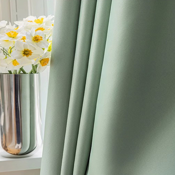 Luksuslik elutoa kardin, Euroopa stiilis lihtne moodne paks flanellist magamistoa varjund, luksuslik atmosfääriline aknaviimistlusega kardin