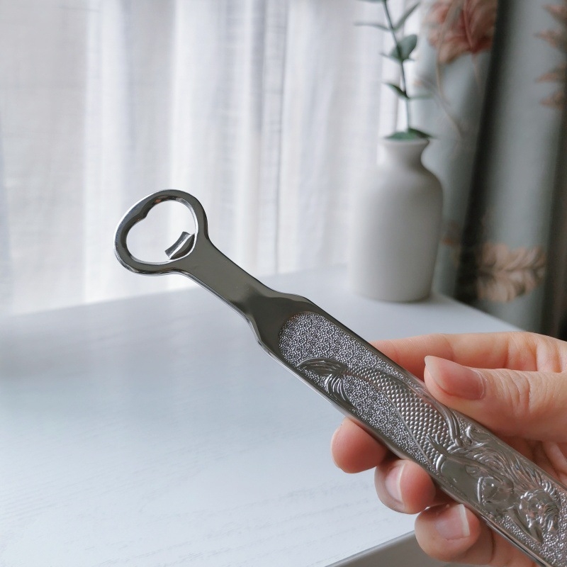 [undinė] Asmeninis ir kūrybingas 18/10 nerūdijančio plieno nešiojamas dangtelių atidarytuvas vyno atidarytuvas alaus butelių atidarytuvas