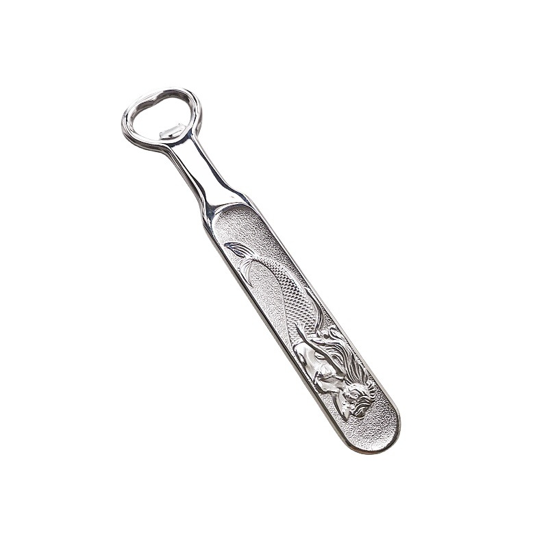 [undinė] Asmeninis ir kūrybingas 18/10 nerūdijančio plieno nešiojamas dangtelių atidarytuvas vyno atidarytuvas alaus butelių atidarytuvas