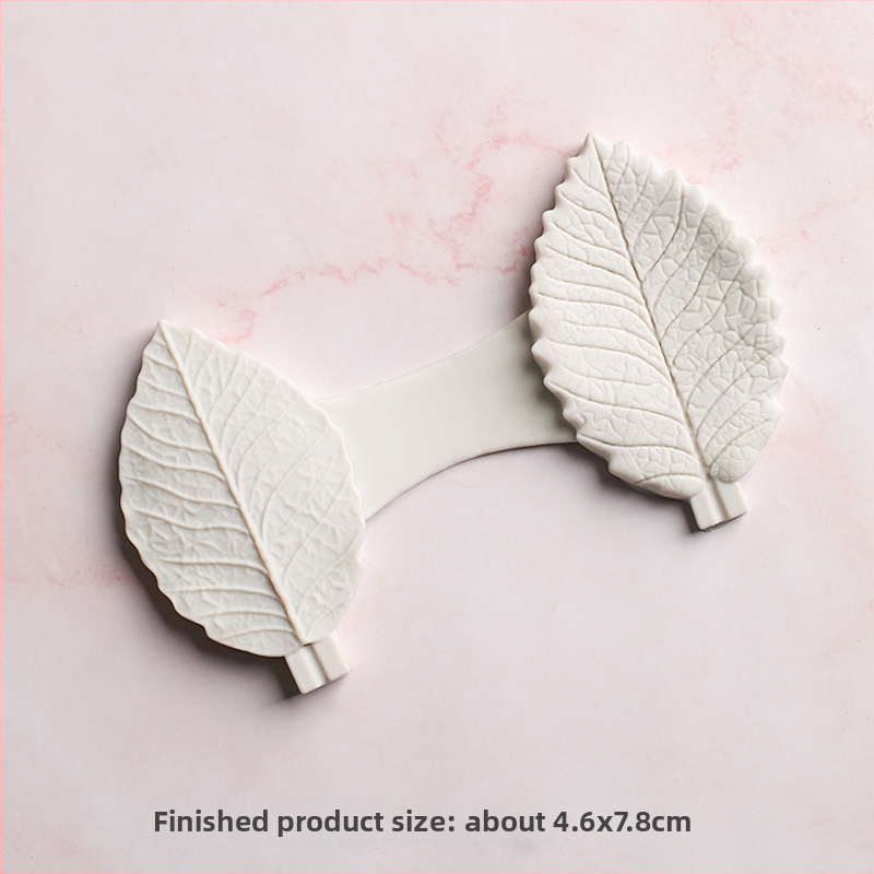 SK Yin Crown Simulation Flower Rose Leaf Pattern Forma Fold Cukrový koláč Silikónová forma Domáce pečivo