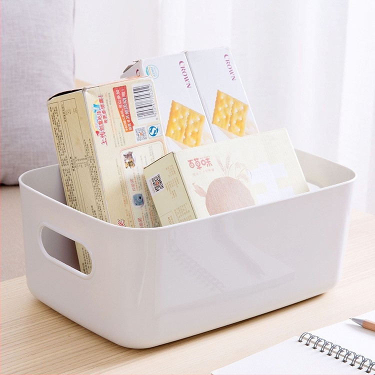 [Úložný box na rôzne veci] stolový plastový box na kozmetiku, úložný box na kuchynský box, úložný košík na občerstvenie