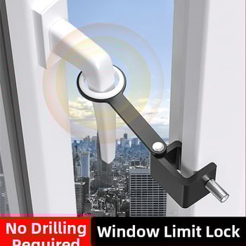 Aknalukk lastele kukkumisvastane lukk lükatav aknapiirang lukk avatud akna hoidik kõrghoone lastele kukkumisvastane