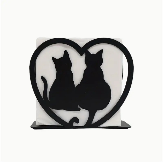 Moodne kodune loominguline salvrätikuhoidja köögis rauast hoiuriiul Lääne restorani kohviku vertikaalne salvrätikuhoidja