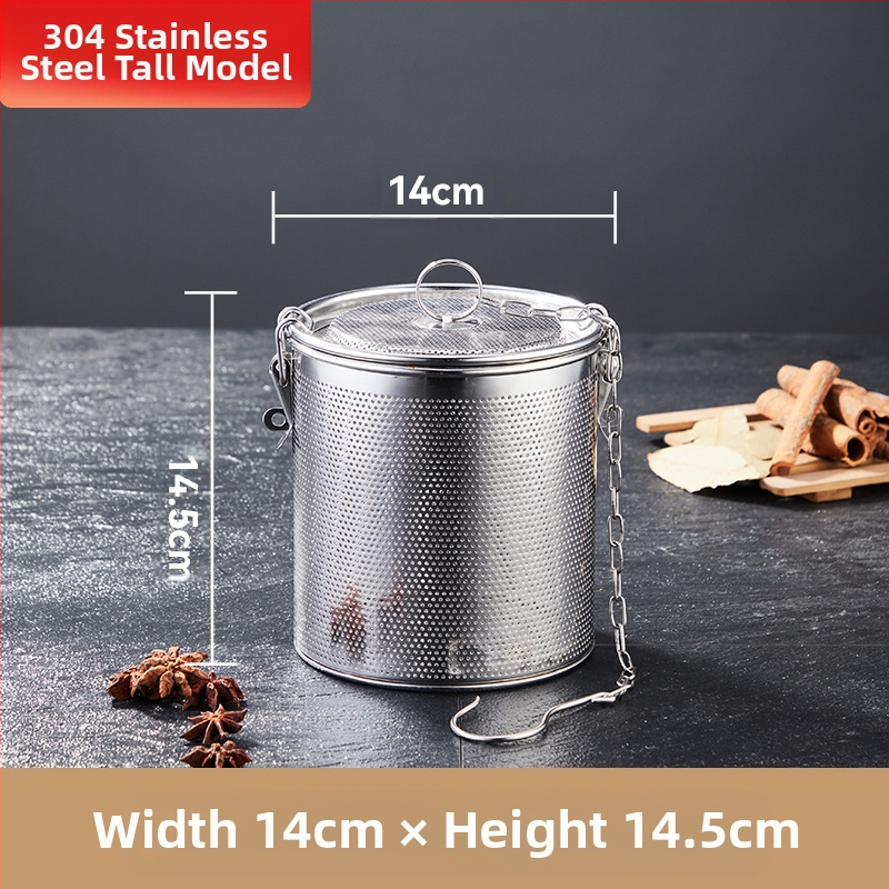 Nerūdijančio plieno sūrymo krepšelis, tankus sūrymo krepšelis, perforavimo šlako krepšelis, žuvies sriubos sriuba, prieskonių kamuoliukas, prieskonių krepšelis