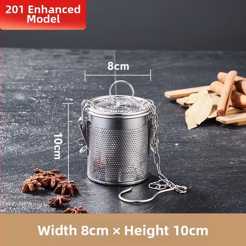 Nerūdijančio plieno sūrymo krepšelis, tankus sūrymo krepšelis, perforavimo šlako krepšelis, žuvies sriubos sriuba, prieskonių kamuoliukas, prieskonių krepšelis