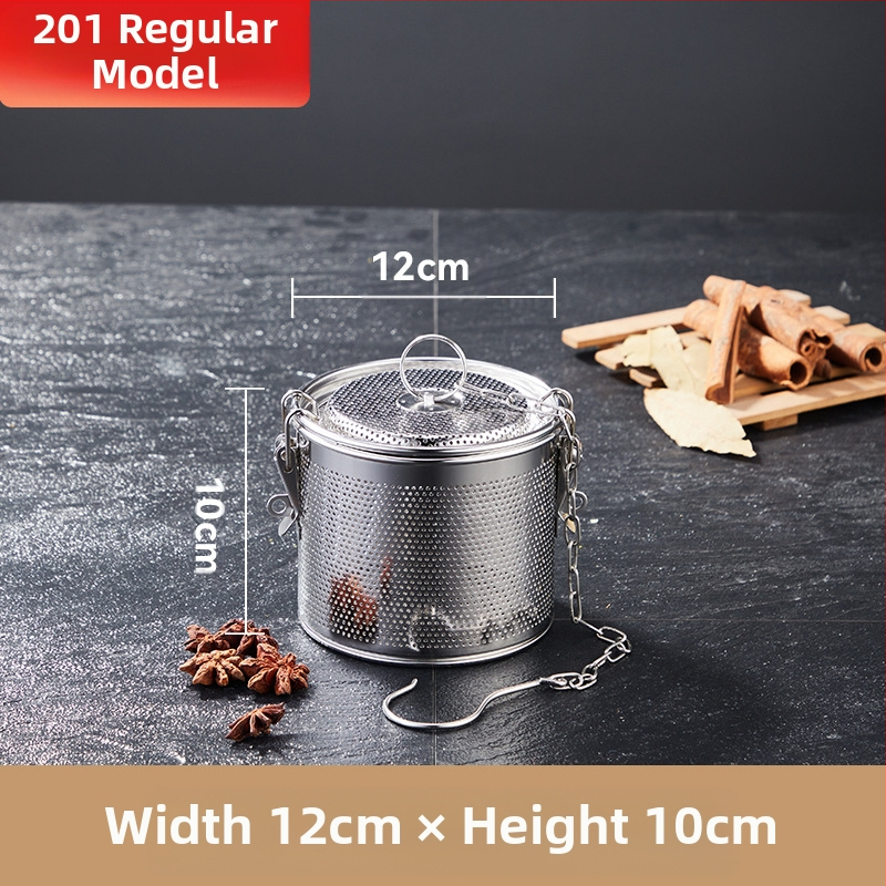 Nerūdijančio plieno sūrymo krepšelis, tankus sūrymo krepšelis, perforavimo šlako krepšelis, žuvies sriubos sriuba, prieskonių kamuoliukas, prieskonių krepšelis