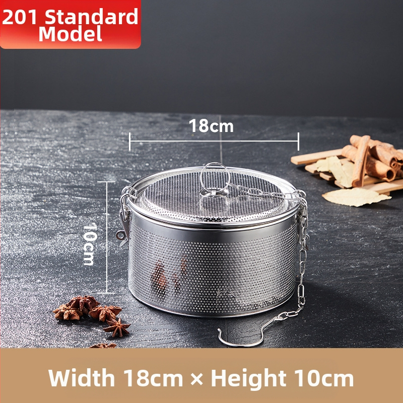 Nerūdijančio plieno sūrymo krepšelis, tankus sūrymo krepšelis, perforavimo šlako krepšelis, žuvies sriubos sriuba, prieskonių kamuoliukas, prieskonių krepšelis