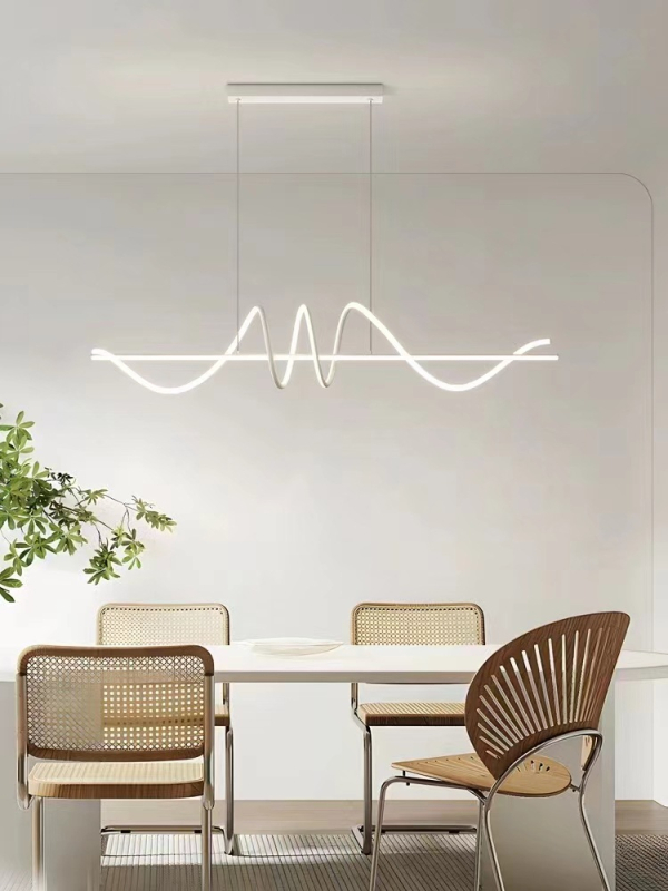 Moodne minimalistlik restoraniriba LED-lühtrivalgustus Skandinaavia baarilamp Õppelamp Itaalia Normcore stiilis lamp