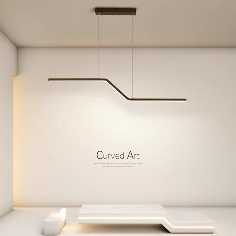 Moodne minimalistlik restoraniriba LED-lühtrivalgustus Skandinaavia baarilamp Õppelamp Itaalia Normcore stiilis lamp