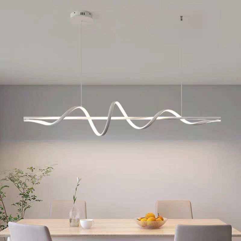 Moodne minimalistlik restoraniriba LED-lühtrivalgustus Skandinaavia baarilamp Õppelamp Itaalia Normcore stiilis lamp