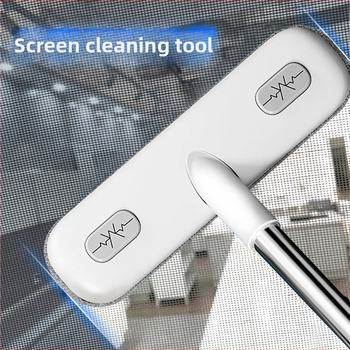 Aknaekraani harja puhastusvahend majapidamiseks, lahtivõtmatu ja pesemata kahepoolne pikk kaks-ühes aknaekraani puhastusvahend