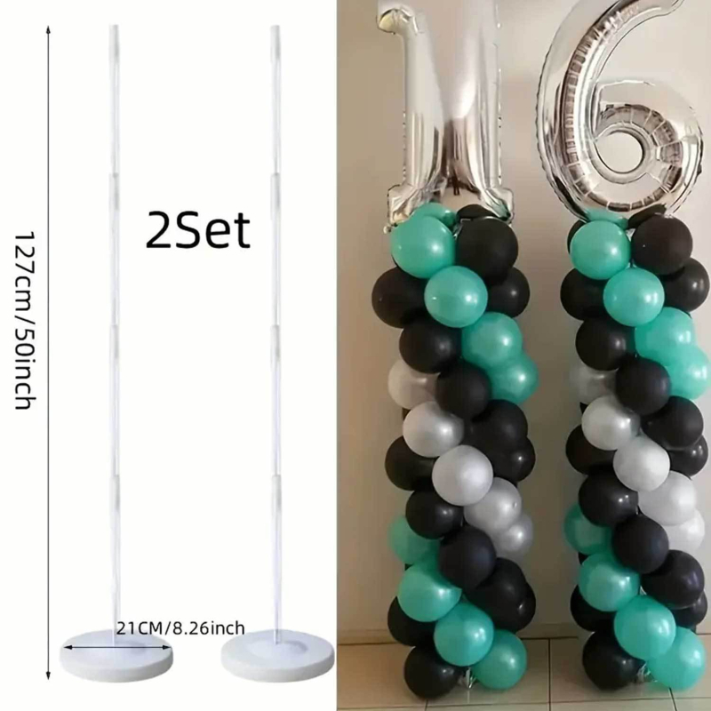 2 rinkiniai, balionų stotelės rinkinys, dekoratyvinis balionų laikiklis, kolona, balionų aksesuarai, tobulos vestuvės, savaitės