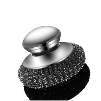 Σφαίρα από ατσάλινο σύρμα από ανοξείδωτο ατσάλι, οικιακή χρήση, βούρτσα πλυσίματος πιάτων κουζίνας, μπάλα καθαρισμού αφαίρεσης βρωμιάς από σίδερο