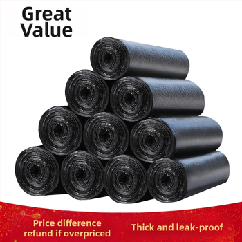 Σακούλα σκουπιδιών τύπου γιλέκου, πάγκου δρόμου, πυκνή σακούλα σκουπιδιών για το σπίτι, κουζίνα, μαύρη, φιλική προς το περιβάλλον, μεγάλη σακούλα σκουπιδιών, χονδρική