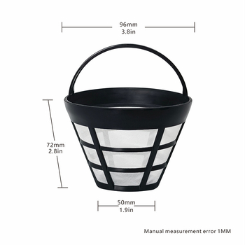 Tilktüüpi kohvifilter 1406 nailonist kohvifilter käepidemega kohvimasina filtri lehter tilktüüpi