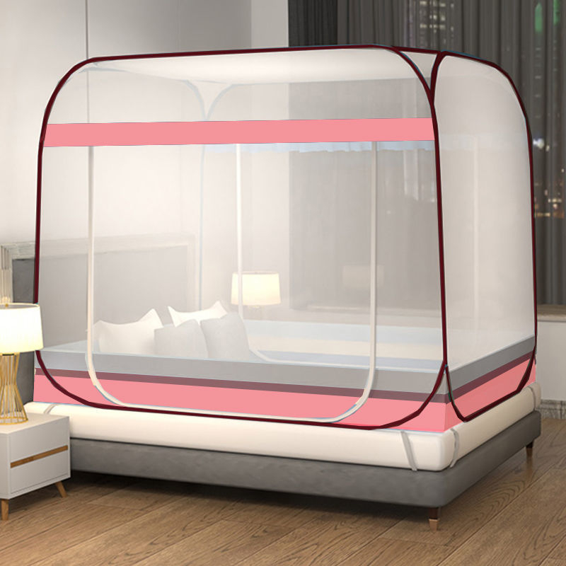 Sääsevõrgu kinnitusega ühiselamu üheinimesevoodi 1,5 m voodi paigaldusvaba kokkupandav jurta õpilastele üheinimesevoodi 0,9 m