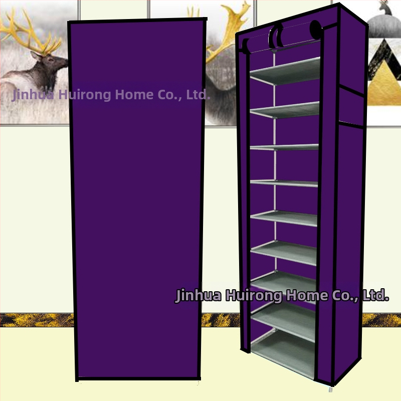 Paksendatud kingariiul Mitmekihiline majapidamises kasutatav siseruumides kasutatav moodne lihtne ukseava kingariiul Väike ühiselamu lihtne vaheseintega kingakapp