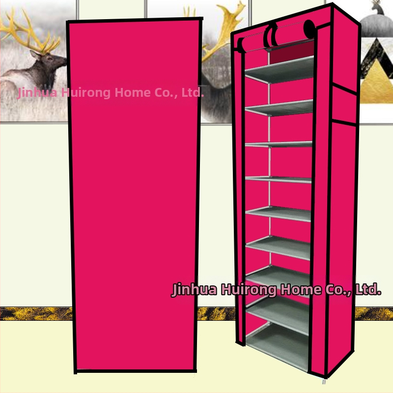 Paksendatud kingariiul Mitmekihiline majapidamises kasutatav siseruumides kasutatav moodne lihtne ukseava kingariiul Väike ühiselamu lihtne vaheseintega kingakapp