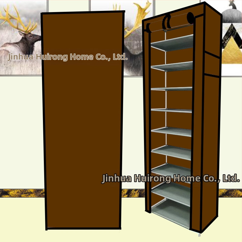 Paksendatud kingariiul Mitmekihiline majapidamises kasutatav siseruumides kasutatav moodne lihtne ukseava kingariiul Väike ühiselamu lihtne vaheseintega kingakapp