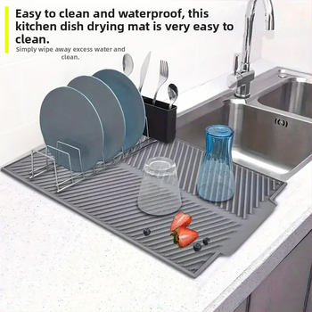 Silikona notekas paklājiņš virtuves galda piederumu filtra paklājiņš mājsaimniecības ēdamgalda paklājiņš filtra paklājiņš silikona notekas plāksnes paklājiņš