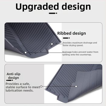 Silikona notekas paklājiņš virtuves galda piederumu filtra paklājiņš mājsaimniecības ēdamgalda paklājiņš filtra paklājiņš silikona notekas plāksnes paklājiņš