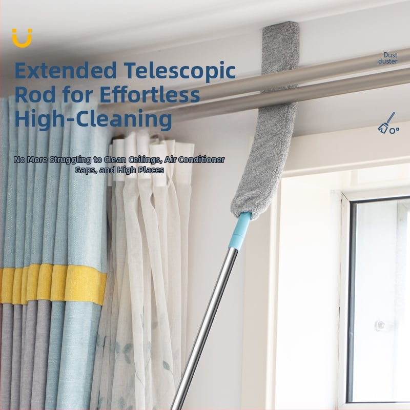 Gultas tīrīšanas artefakts Mājsaimniecības tīrīšana Putekļu higiēnas rīki Ievelkams un garš putekļu slotiņš Gap Cleaning Zen