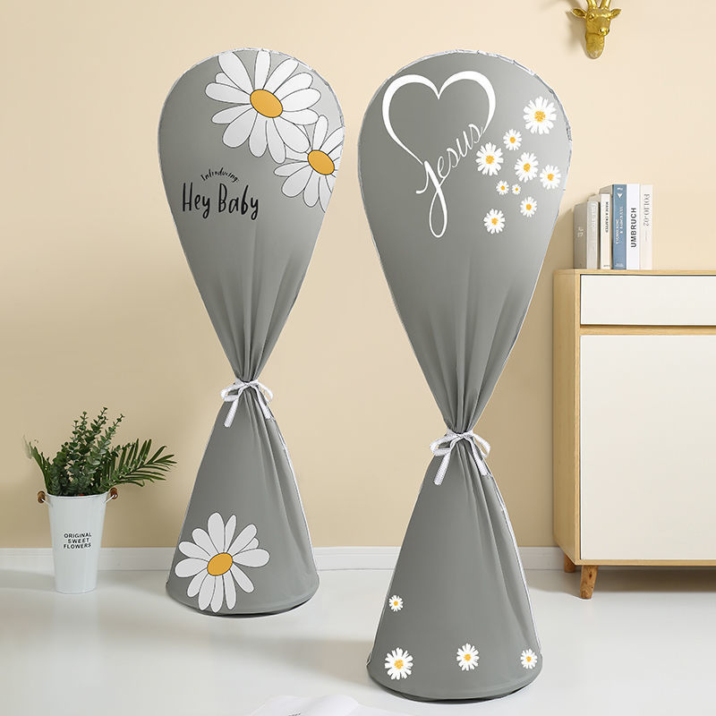 Ventiliatoriaus dangtis, universalus elektrinio ventiliatoriaus dangtis, apsaugantis nuo dulkių, universalus grindų dangtis, apsauga nuo dulkių, šluostė, skalbiamas maišelis