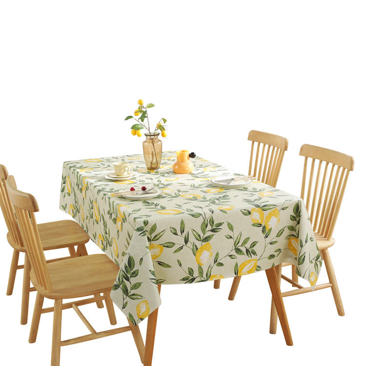 Uus Põhjamaade stiilis PVC veekindel ja õlikindel plastmassist laudlina öökapi tolmukindel dekoratiivkangas elutoa kohvilaua laualina