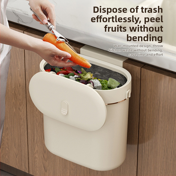 Prügikast seinale kinnitatav tualett kaanega vannitoa vahe köögi prügitoru majapidamise täiustatud meelega hoiustamise ämber