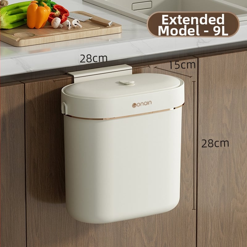 Prügikast seinale kinnitatav tualett kaanega vannitoa vahe köögi prügitoru majapidamise täiustatud meelega hoiustamise ämber