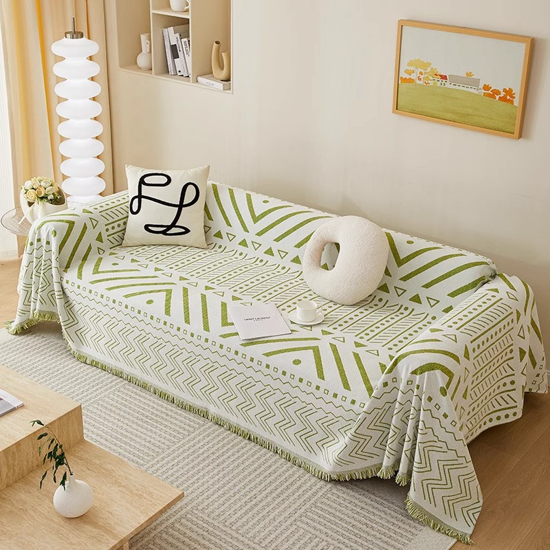 2023-as zsenília vastagított csúszásmentes modern egyszerű kanapé törölközőhuzat kendő nyári Four Seasons univerzális kanapéhuzat teljes huzat