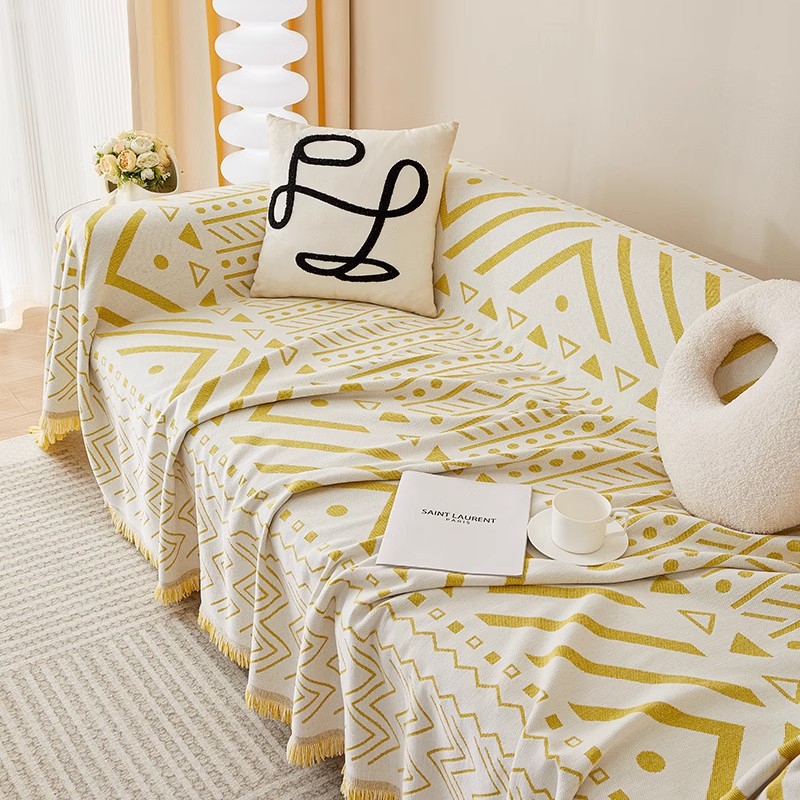 2023-as zsenília vastagított csúszásmentes modern egyszerű kanapé törölközőhuzat kendő nyári Four Seasons univerzális kanapéhuzat teljes huzat