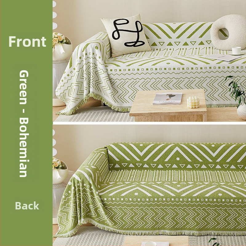 2023-as zsenília vastagított csúszásmentes modern egyszerű kanapé törölközőhuzat kendő nyári Four Seasons univerzális kanapéhuzat teljes huzat