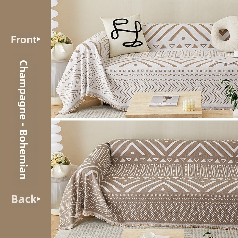 2023-as zsenília vastagított csúszásmentes modern egyszerű kanapé törölközőhuzat kendő nyári Four Seasons univerzális kanapéhuzat teljes huzat