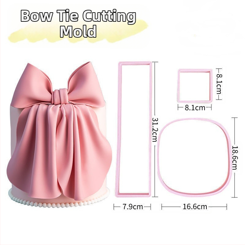 15 cm lungime fustă Bow Die European Fondant tort decor Cookie aburit coc tăiere mucegai copt mucegai