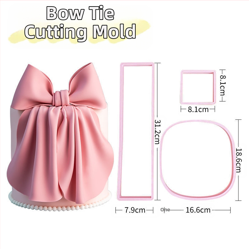 15 cm lungime fustă Bow Die European Fondant tort decor Cookie aburit coc tăiere mucegai copt mucegai