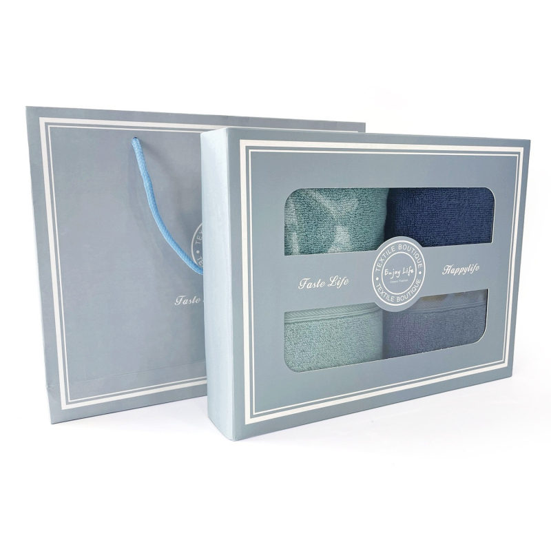 Longli kalasaba rätik puuvillane majapidamis sügis- ja talvepesu näovannirätik rätiku kinkekarbis ülikond hulgimüük