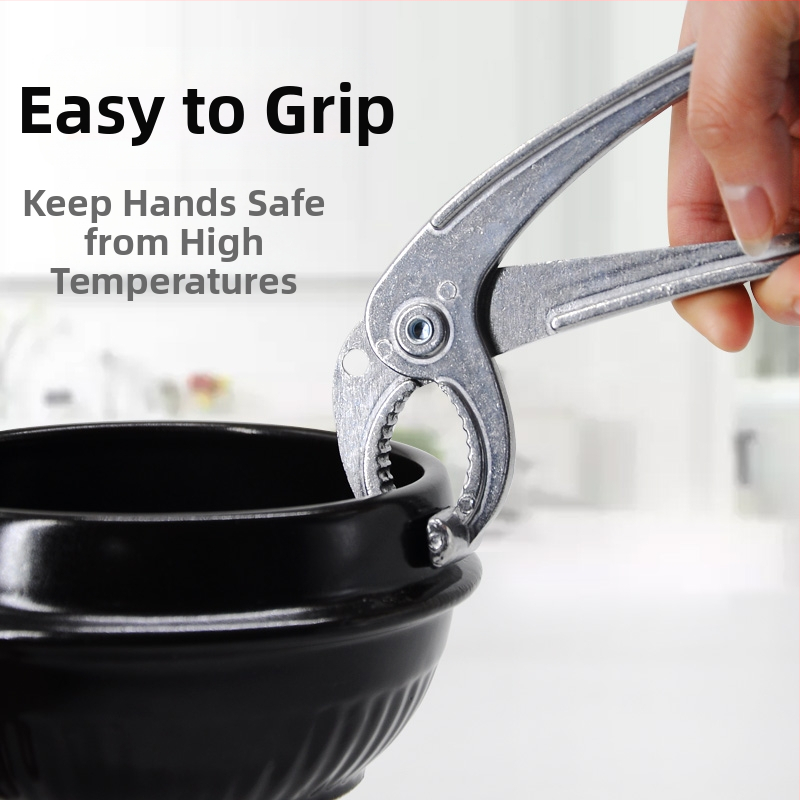 Корейски каменен щипка за тенджера, лост за тиган, търговски щипка за гювеч против изгаряне, щипка за прибори за хранене, каменна тенджера, смесване, ресторант, кухненски принадлежности