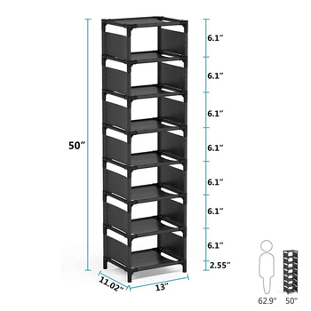 Tehase otsene piiriülene kuummüük 8-kihiline mittekootud tolmukindel hoiuriiul kingariiul